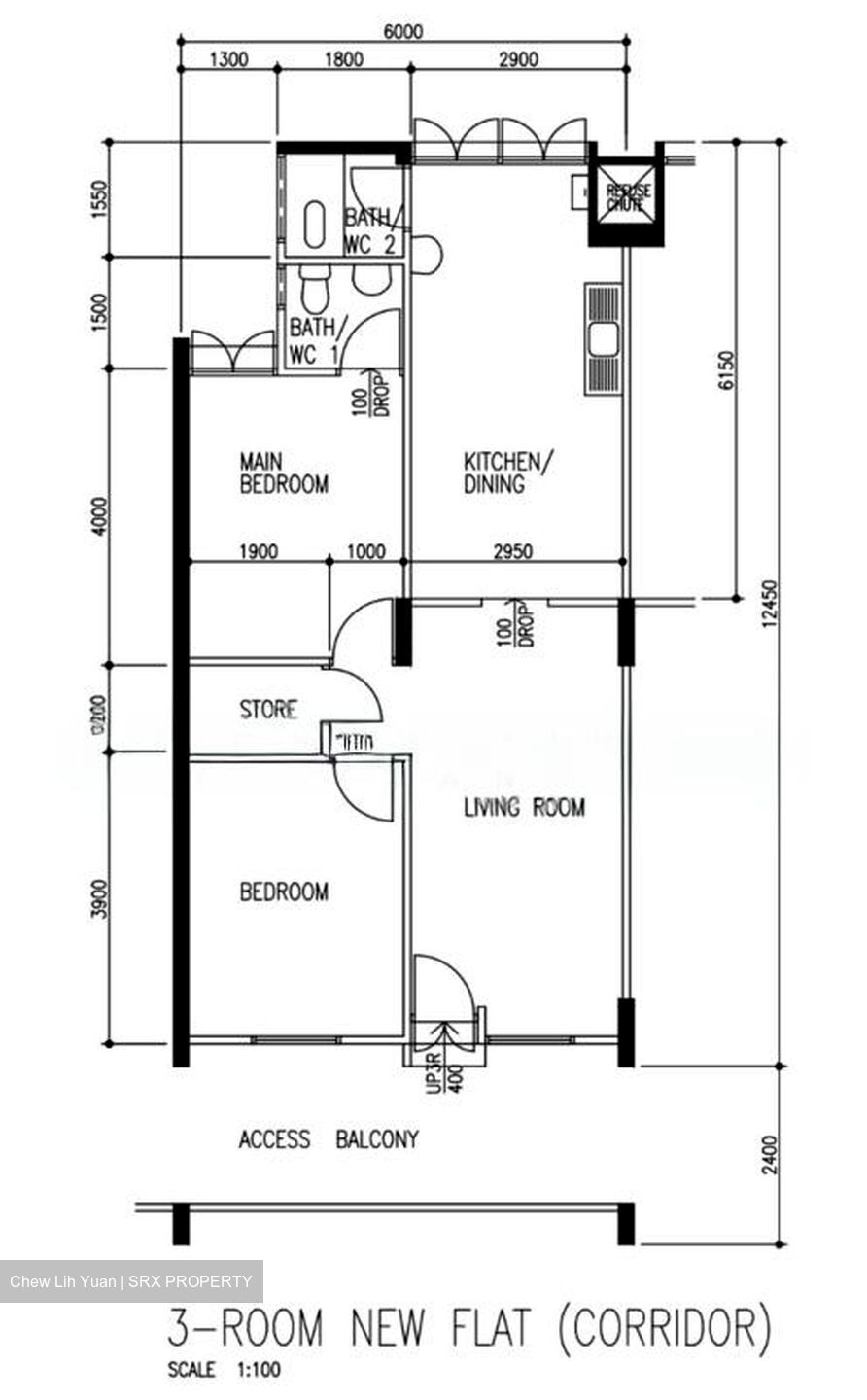 Blk 351 Clementi Avenue 2 (Clementi), HDB 3 Rooms #582322131